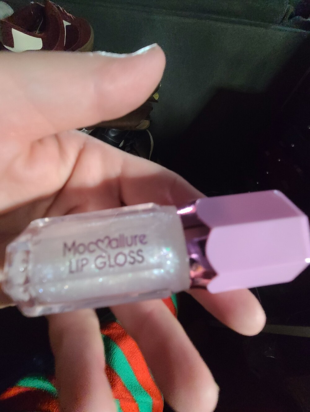 Pink Iridescent Lip Gloss